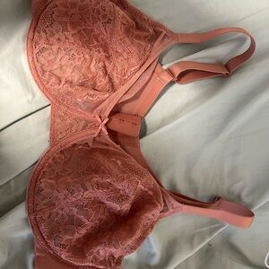 Lace Women's Bra in Dusty Rose